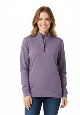 Johnnie-O Sweater Pullover  Womens Flex Prep-Formance Blue 1/4 Zip Size M